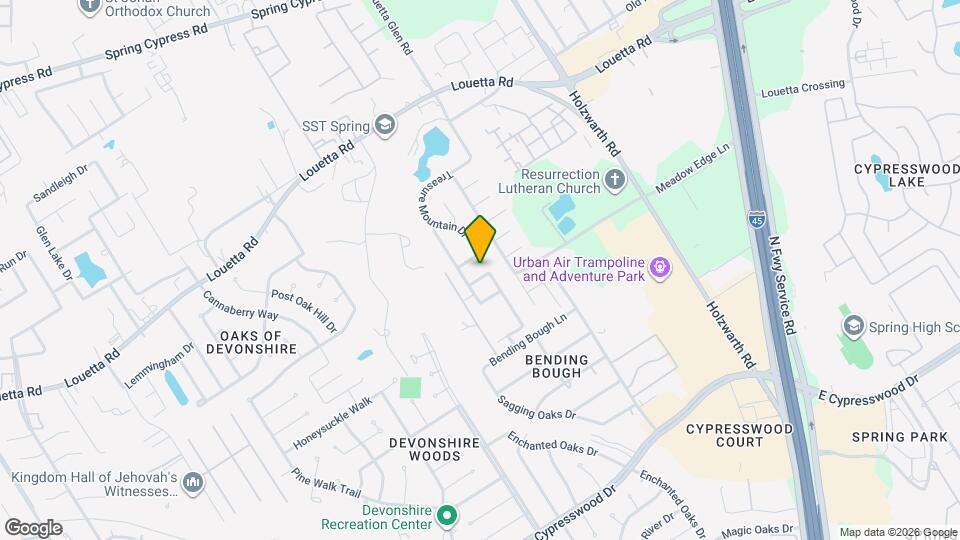 2010 Louetta Stream Way Map and Location Details