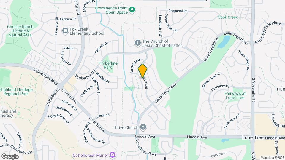 9584 Las Colinas Dr Map and Location Details