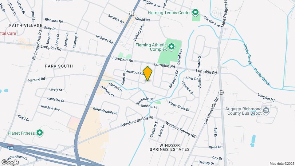 2017 Fernwood Cir Map and Location Details