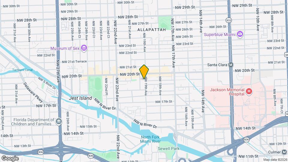 1918 NW 19th Ave Map and Location Details
