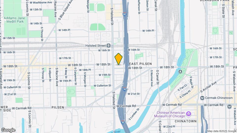 722 W 18th St Map and Location Details