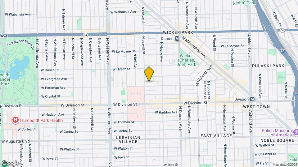 2144 W Potomac Ave Map and Location Details
