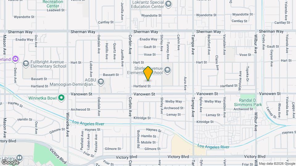6839 Melvin Ave Mapa y Detalles de la Ubicación