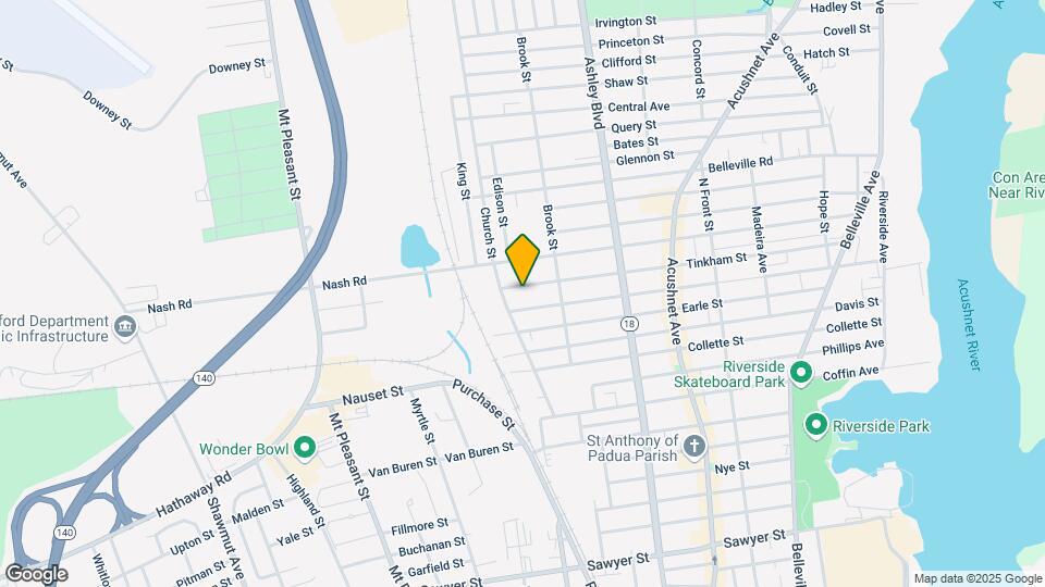 320 Tinkham St Map and Location Details