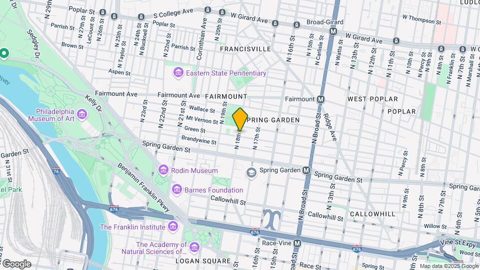 1740 Green St Map and Location Details
