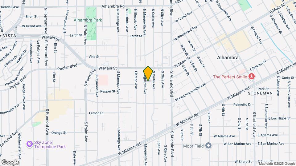108 S Marguerita Ave Map and Location Details
