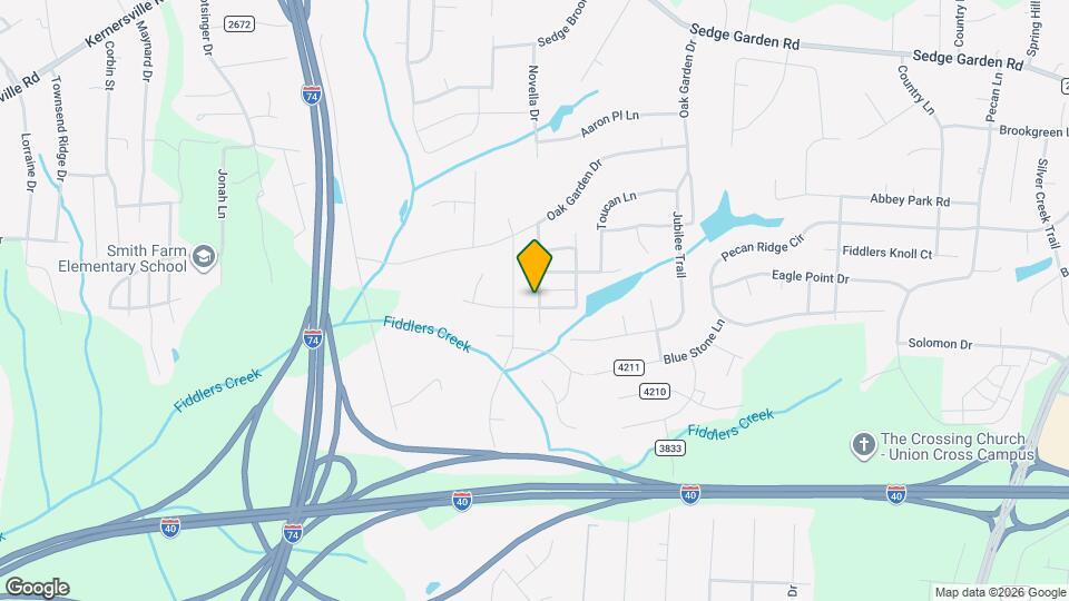 1856 Oakhurst Park Ln Map and Location Details