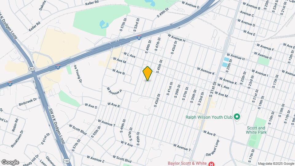 1401 S 47th St Map and Location Details