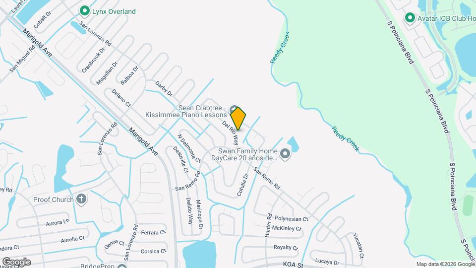 711 Del Rio Way Mapa y Detalles de la Ubicación