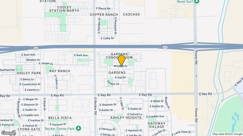 1390 S Longspur Ln Map and Location Details