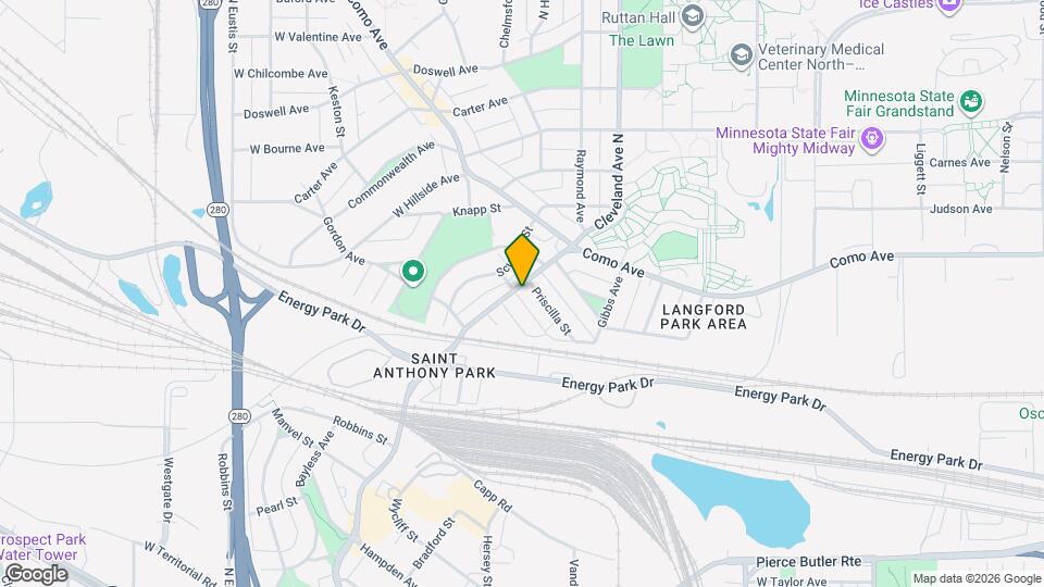 1160 Raymond Ave Map and Location Details