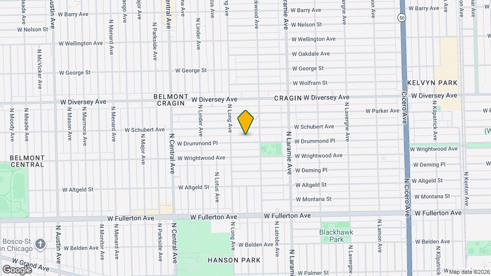 5328 W Drummond Pl Map and Location Details