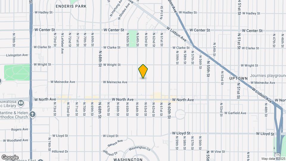 2403 N 63rd St, Unit Upper Map and Location Details