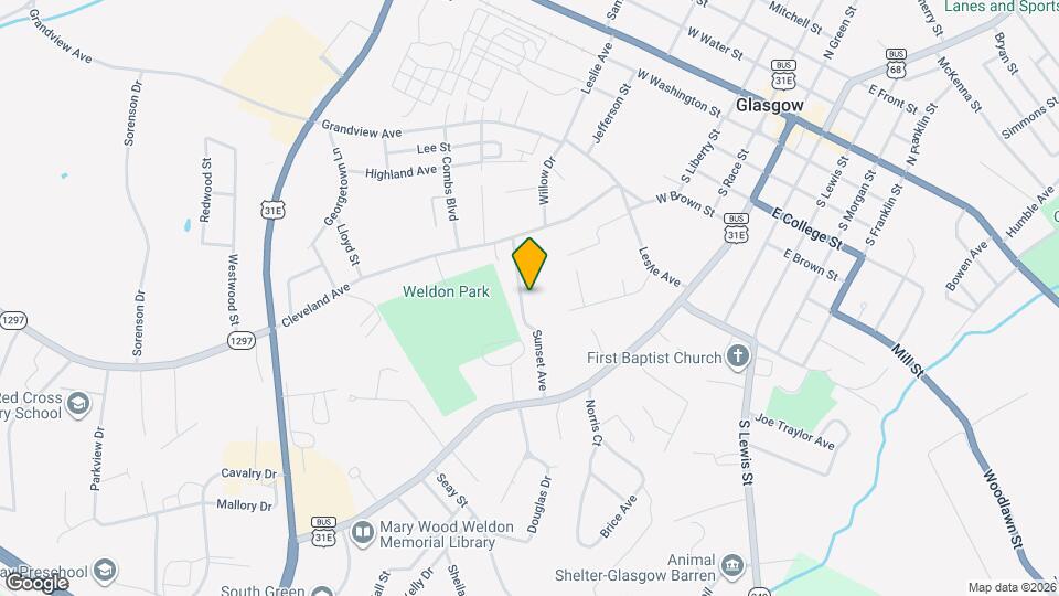 209 Sunset Ave Map and Location Details