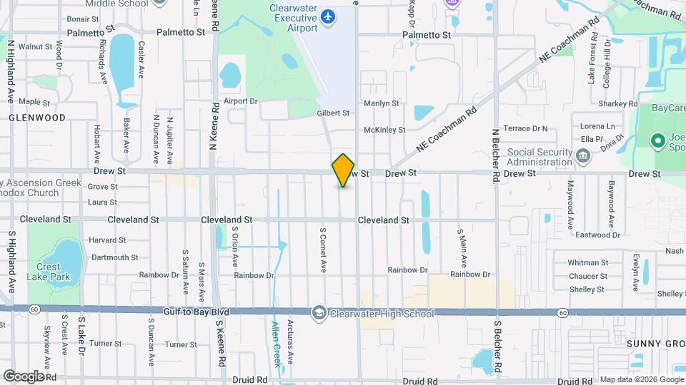 105 N Aurora Ave Map and Location Details