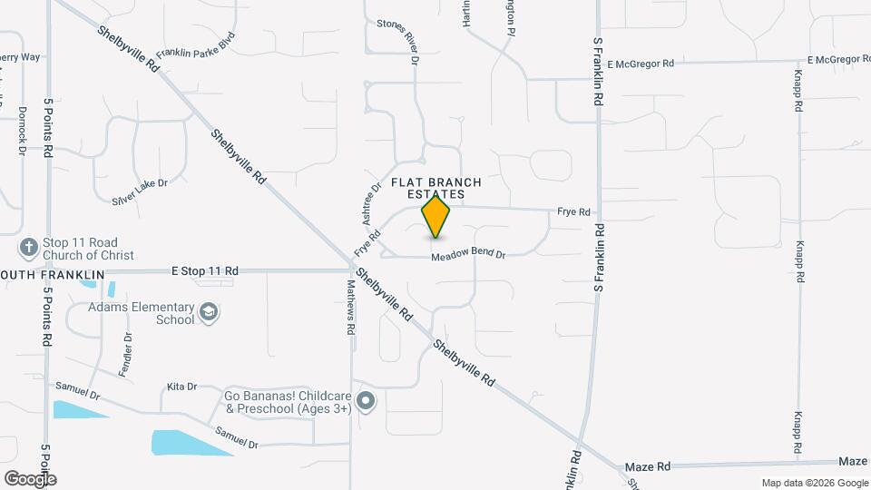7975 Meadow Bend Cir Map and Location Details