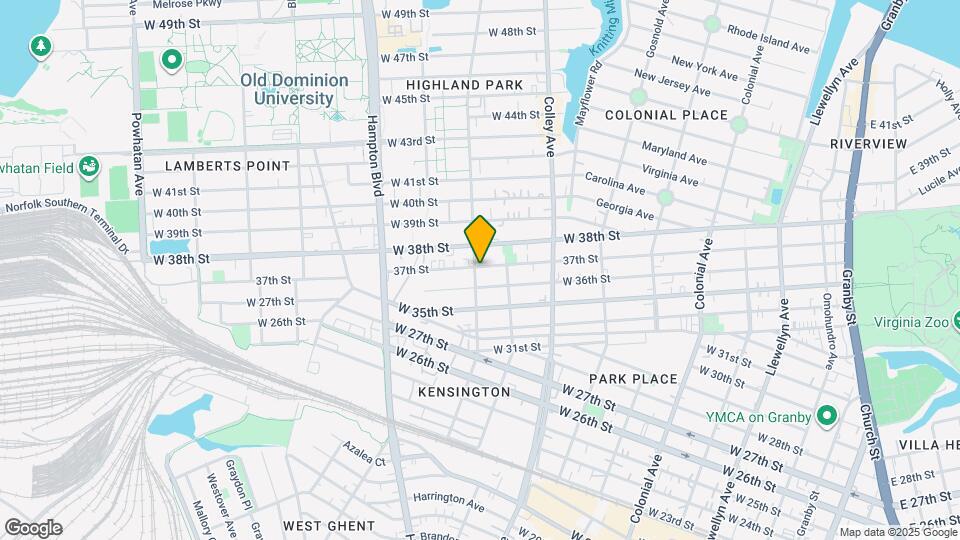 871 W 37th St, Unit 1 Map and Location Details