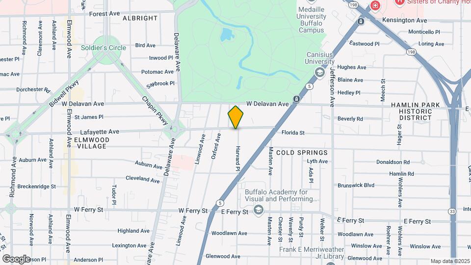 965 Lafayette Ave Map and Location Details