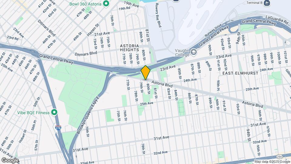7920 Astoria Blvd, Unit East Elmhurst rental Mapa y Detalles de la Ubicación