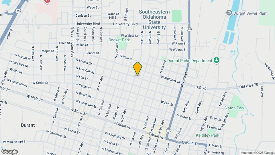 623 W Locust St Map and Location Details