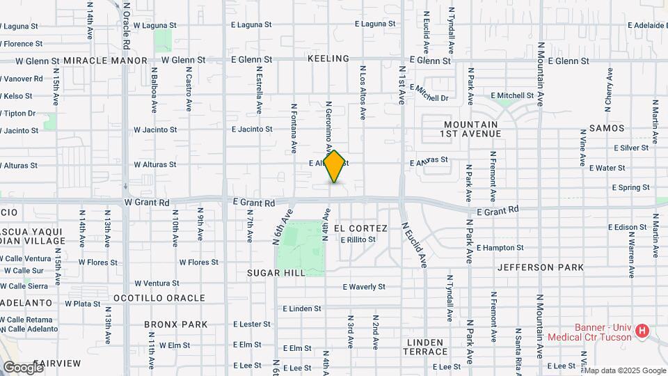 2416-2420 N Geronimo Ave Mapa y Detalles de la Ubicación