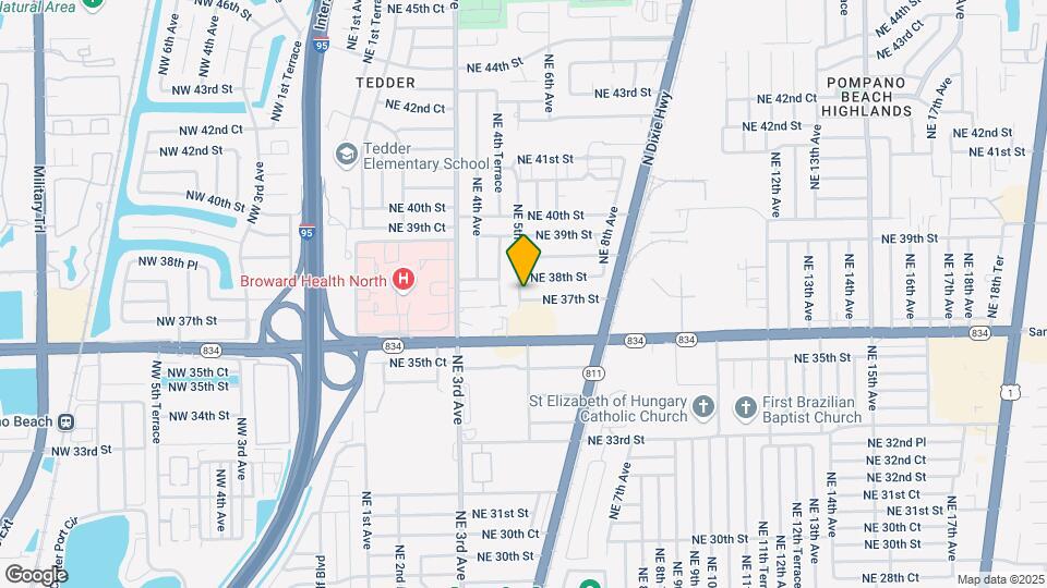 501 NE 37th St-Unit -2 Map and Location Details