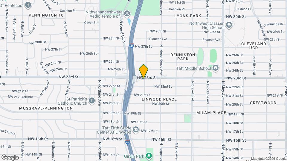 2317 N Woodward Ave Map and Location Details