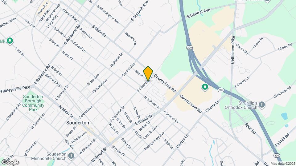 652 E Chestnut St Map and Location Details