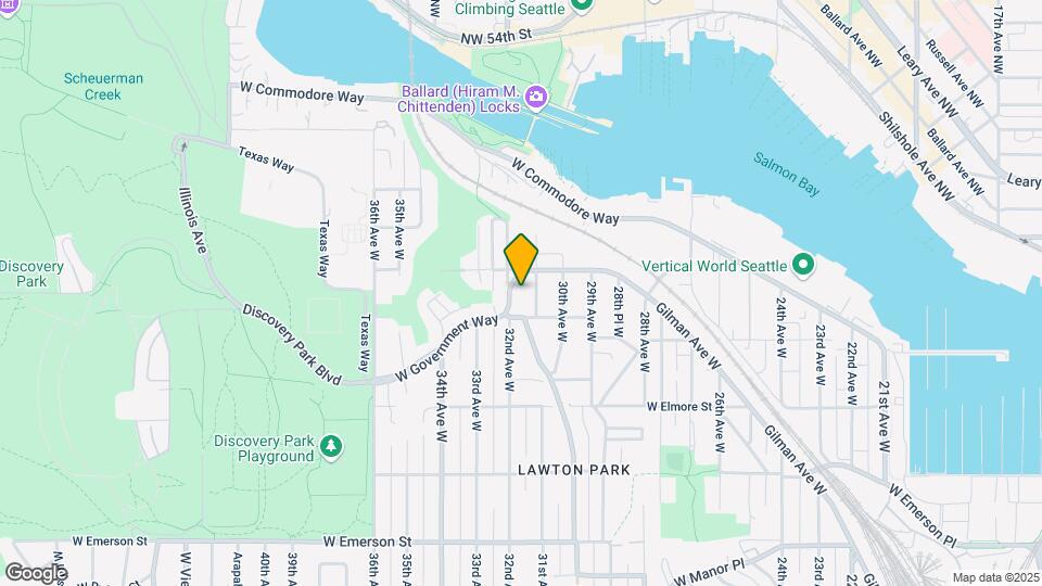 3121 W Government Way Map and Location Details