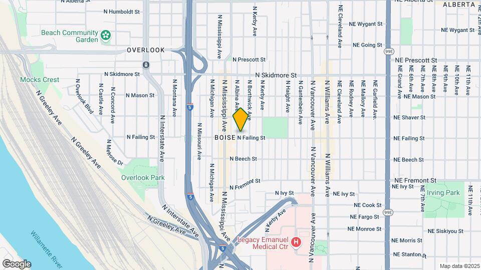 3904 N Albina Ave Map and Location Details