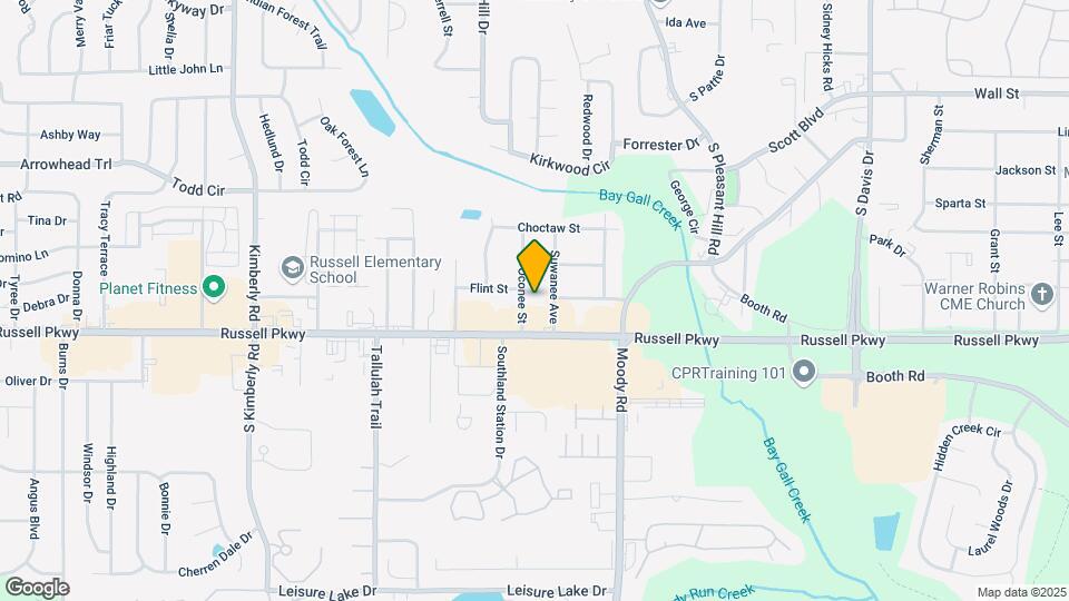 104 Oconee St Map and Location Details
