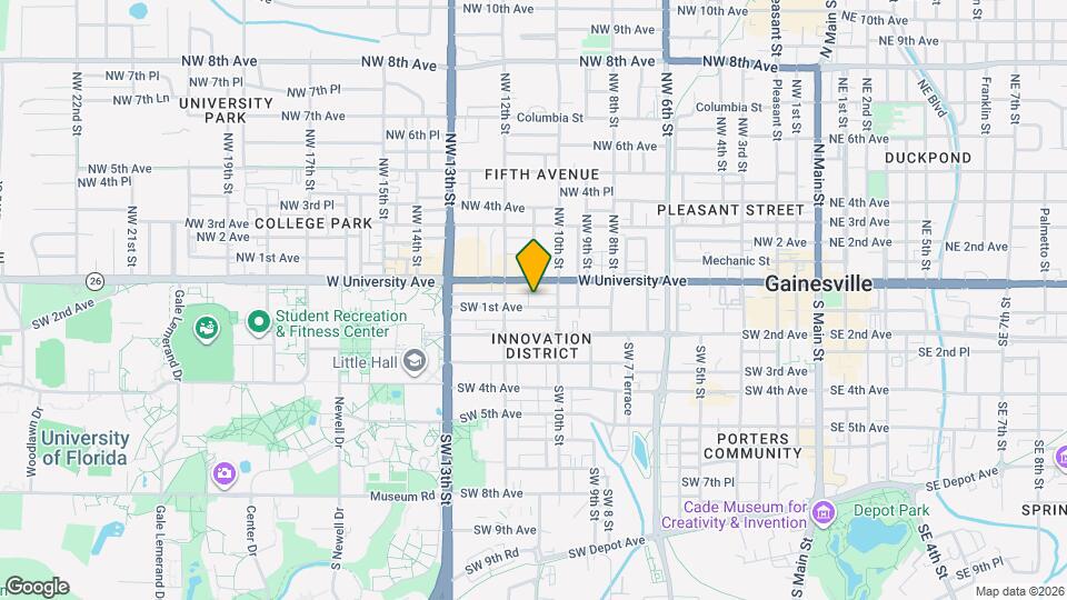 1028 SW 1st Ave Map and Location Details