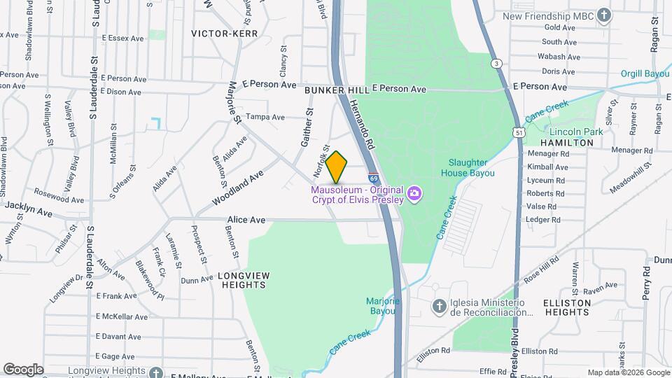 1005 Palermo Ave Mapa y Detalles de la Ubicación