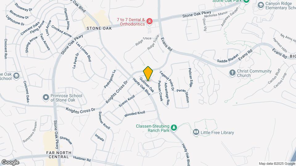 827 Quitman Oak Map and Location Details