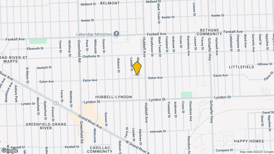 14801 Marlowe St Map and Location Details