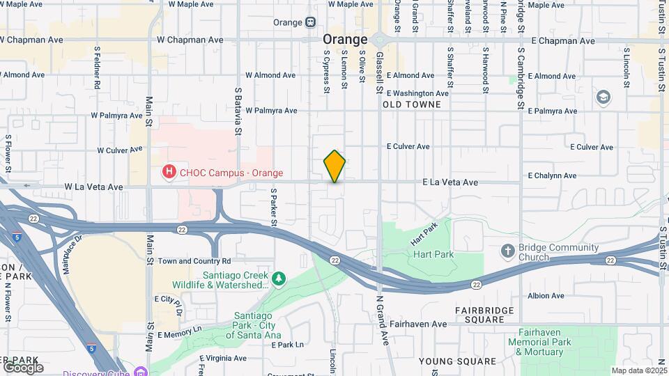326 W La Veta Ave Map and Location Details