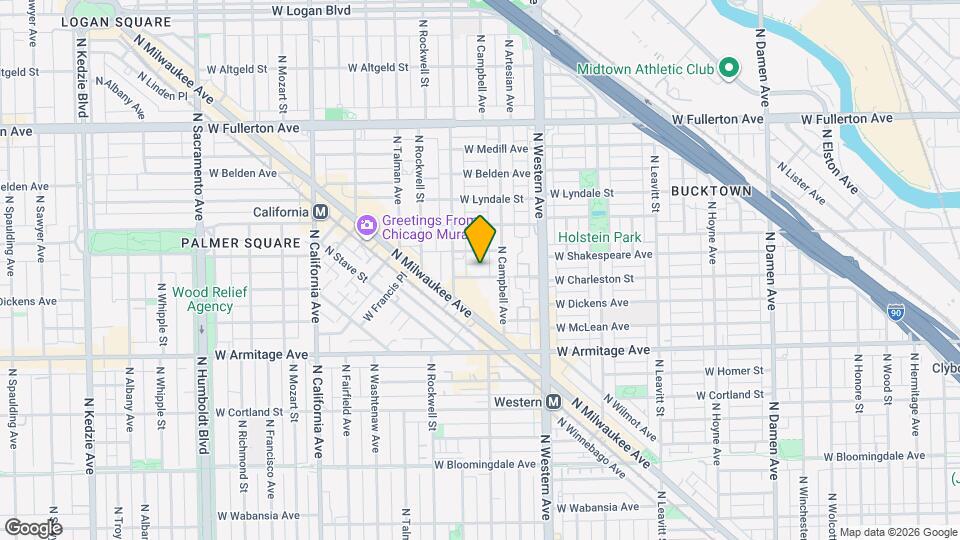 2522 W Charleston St Map and Location Details