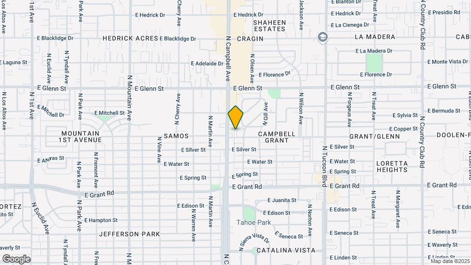 1923 E Copper St Mapa y Detalles de la Ubicación