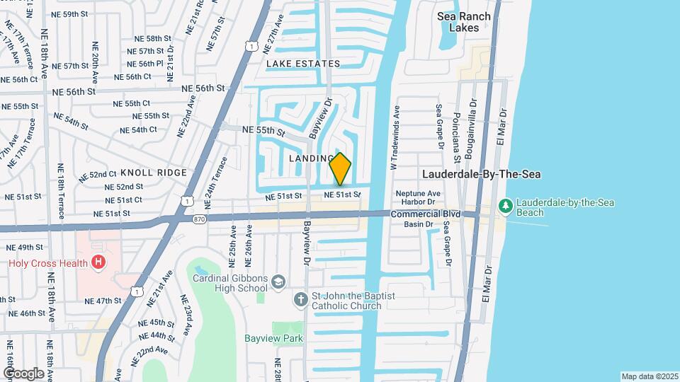 3111 NE 51st St, Unit # 201C Map and Location Details