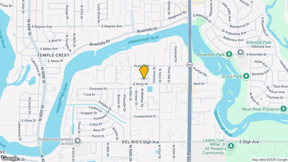 7803 N Whittier St Mapa y Detalles de la Ubicación