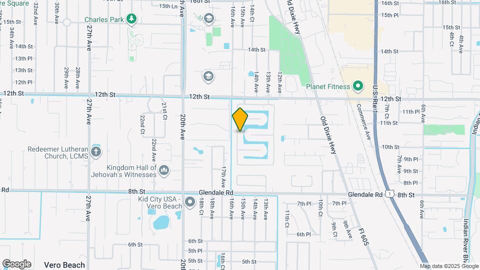 1100 W 13th Square Map and Location Details