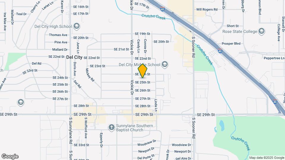 4733 SE 25th St Map and Location Details