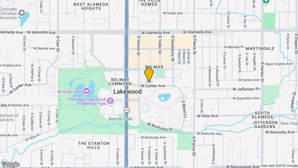 7317 W Center Ave Map and Location Details