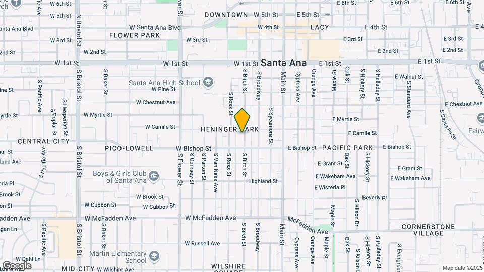 510 S Birch St Mapa y Detalles de la Ubicación