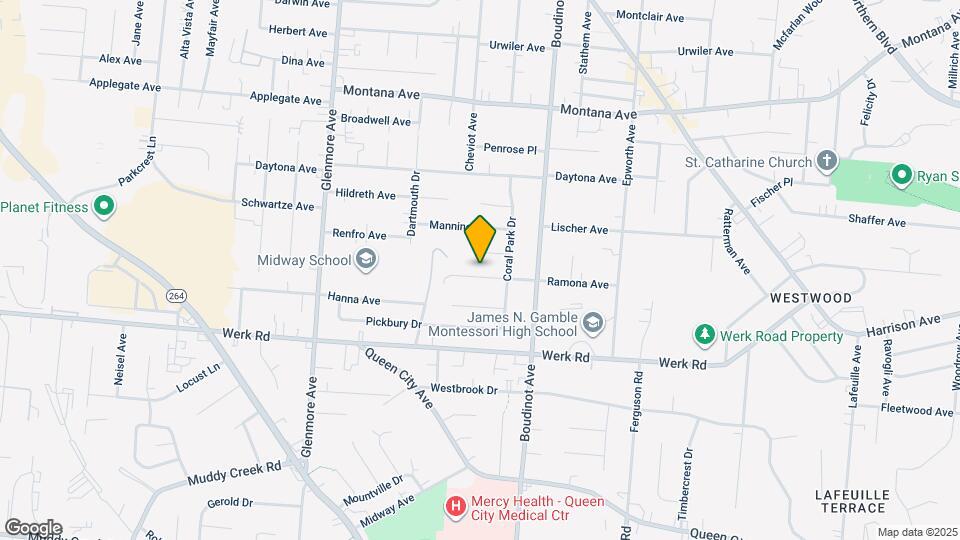 3126 Ramona Ave Map and Location Details