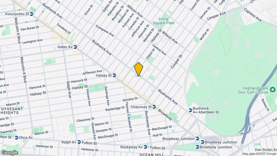 1312 Bushwick Ave Map and Location Details