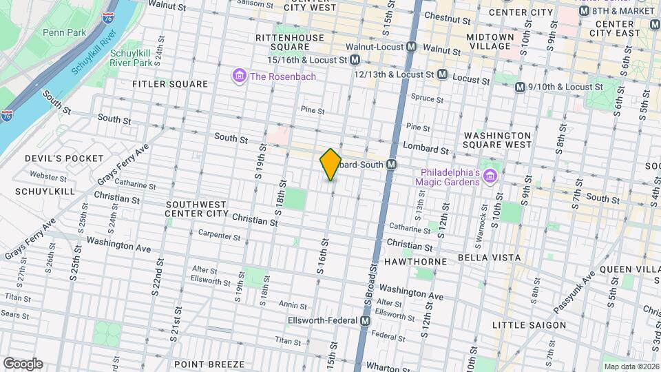 724 S 16th St, Unit Apt 2F Map and Location Details