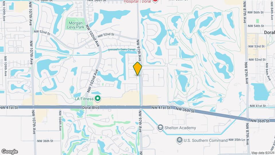 4629 NW 97th Ct Map and Location Details