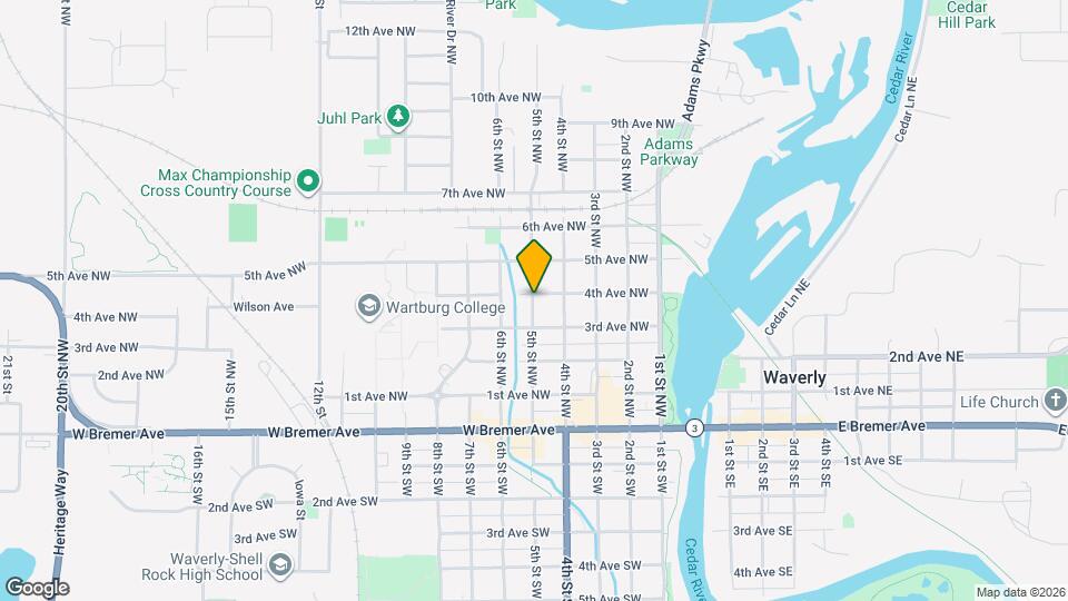 422 5th St NW Map and Location Details