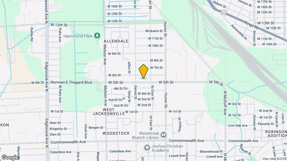 2929 W 5th St Map and Location Details